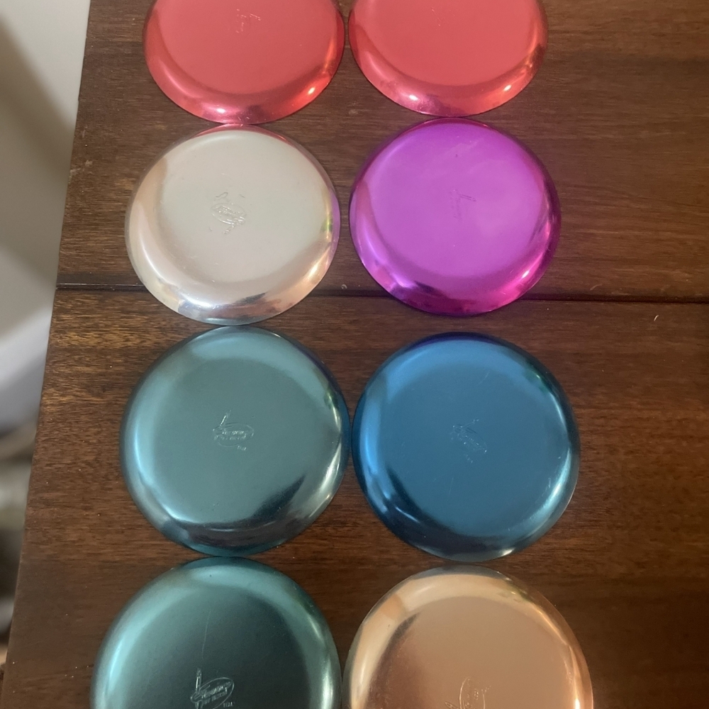 Colorful Metallic Coaster Set